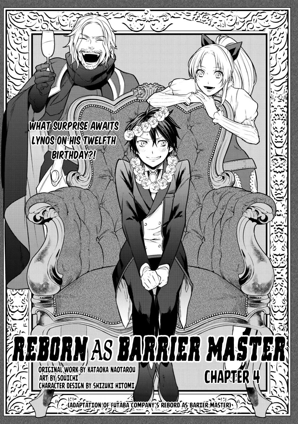 Reincarnation into the Barrier Master Chapter 4 2